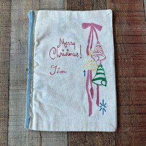 Vintage Hand-Painted Soft Cover Christmas Storybook With Illustrations